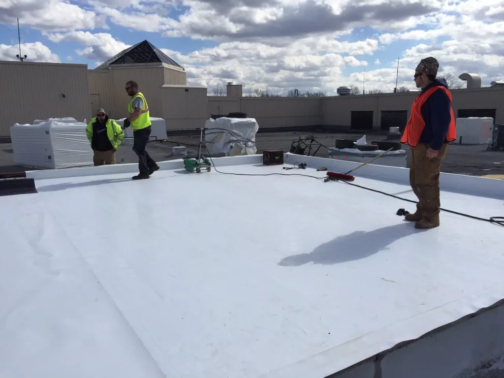 Commercial TPO Flat Roof Repair